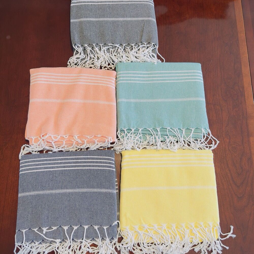 Clotho 100% Cotton Turkish Bath Beach Oversized Towel 37x68 Choice of Color